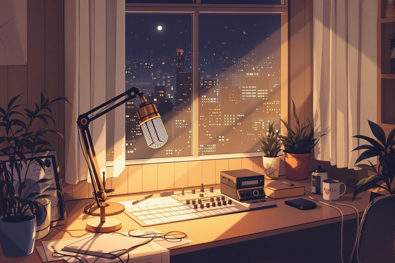 腐漫广播剧 - 深夜电台，暖心陪伴治愈动漫短剧
